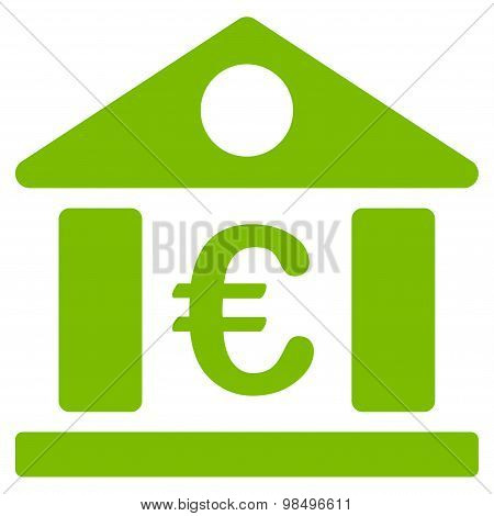 Bank building icon from BiColor Euro Banking Set