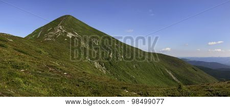 Goverla Mountain In Carpathian Mountains Ukraine