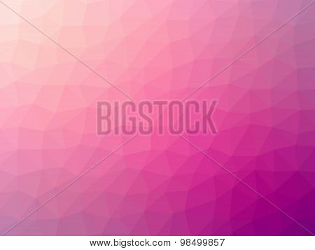 Gradient Pink Polygon Shaped Background