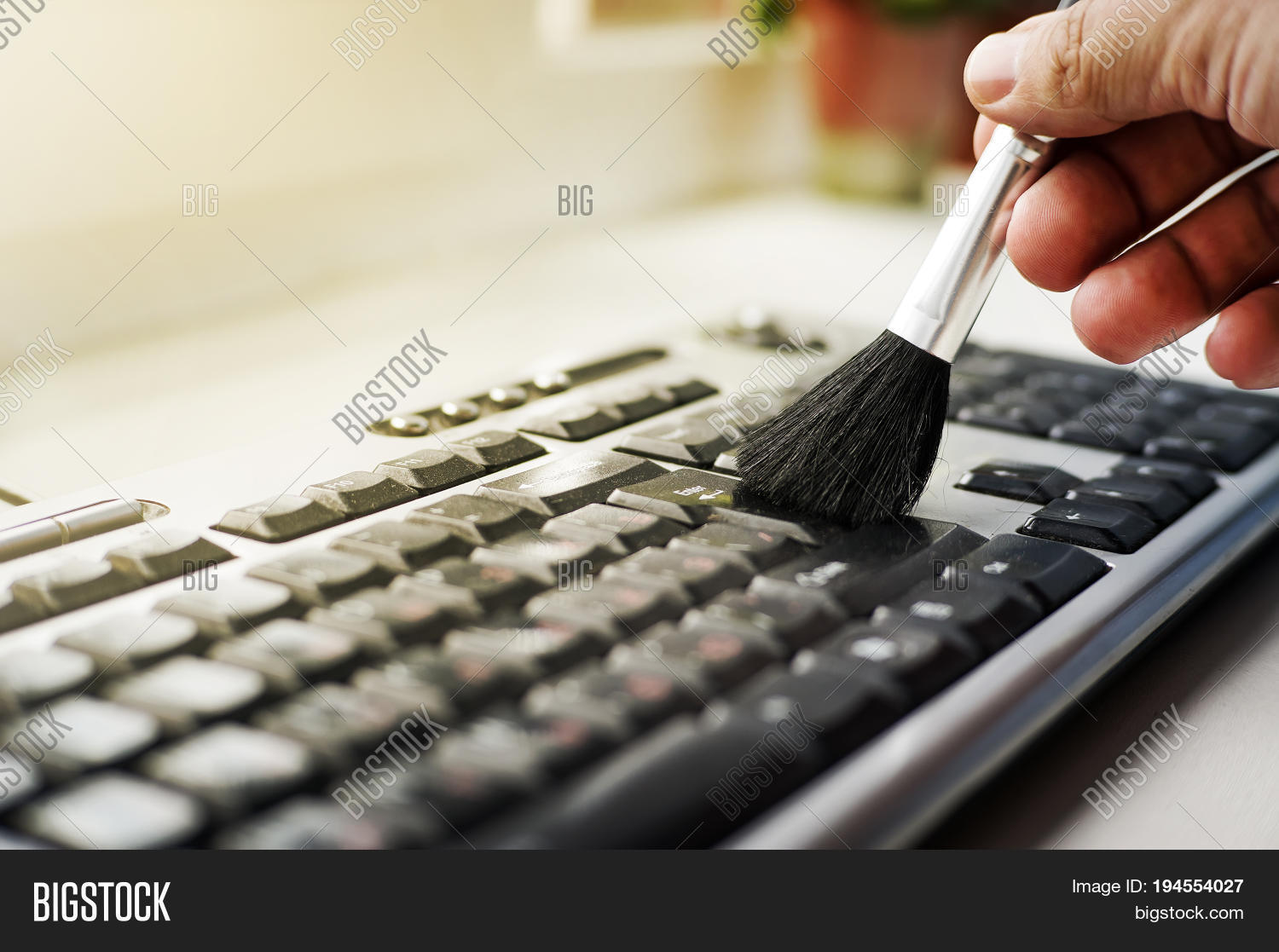 Cleaning Keyboard Dust Image & Photo (Free Trial) Bigstock
