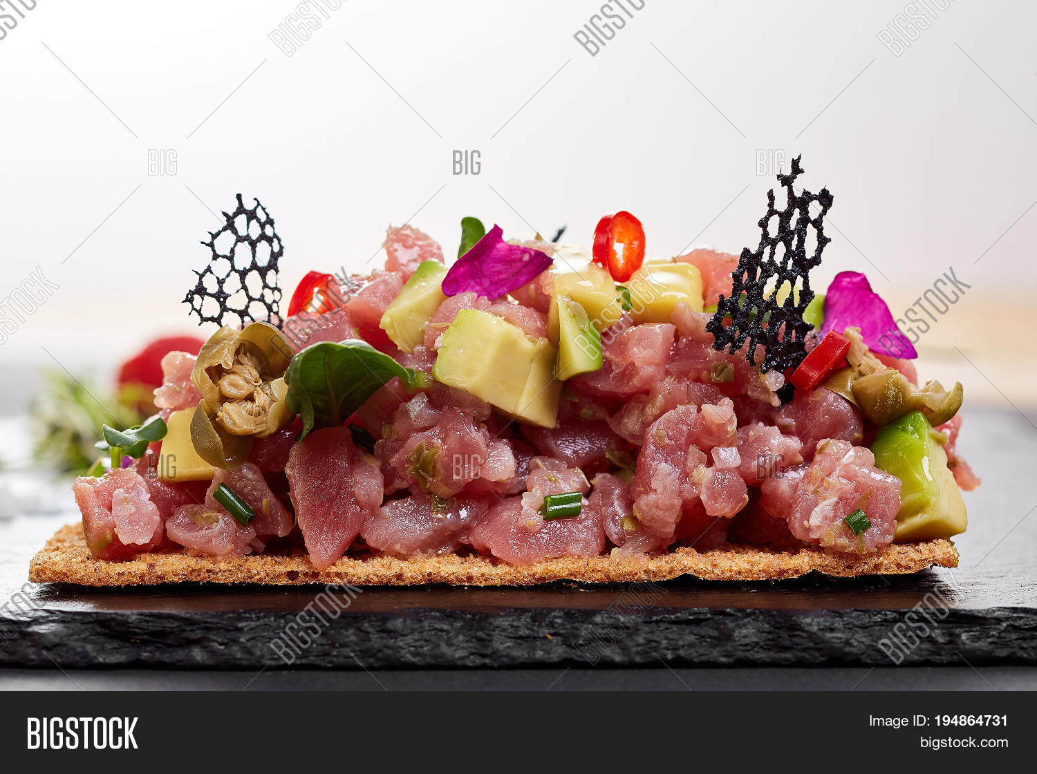 Fresh Tuna Tartar Salt Image & Photo (Free Trial) Bigstock
