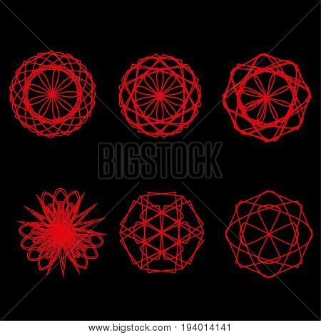 Geometric Pattern Icon Star Astrology Starsastrology Geometric Pattern Set Pentagram