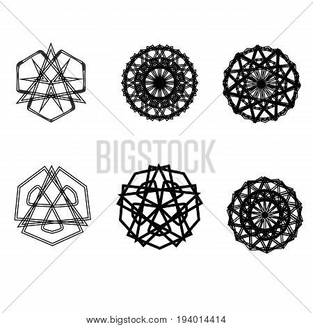 Geometric Pattern Icon Star Astrology Starsastrology Geometric Pattern Set Pentagram