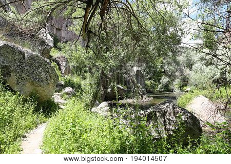 Ihlara Valley In Cappadocia, Turkey