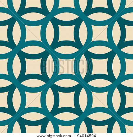 Big Circles Crossed Seamless Pattern