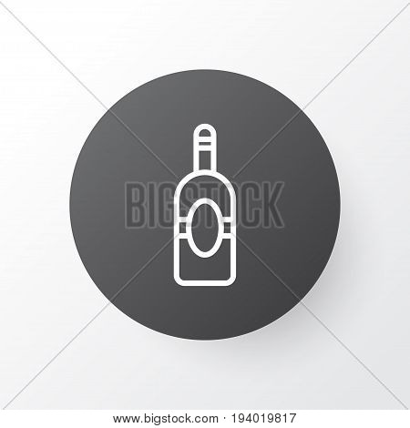 Alcohol Icon Symbol. Premium Quality Isolated Hooch Element In Trendy Style.
