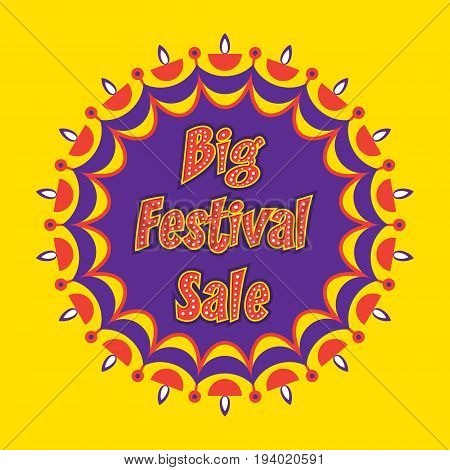 creative big festive banner design diwali festival offer