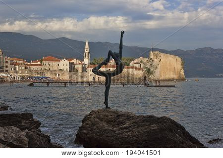 BUDVA MONTENEGRO - JULY 1 2017: 
