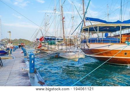 The Boats In Kekova