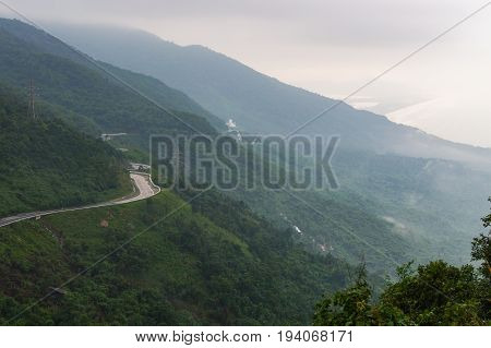 Hai Van Pass, Da Nang City, Vietnam.