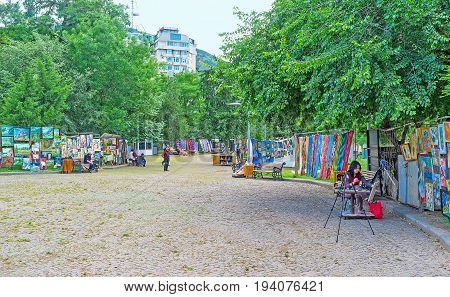 Vernissage In Dedaena Park Of Tbilisi