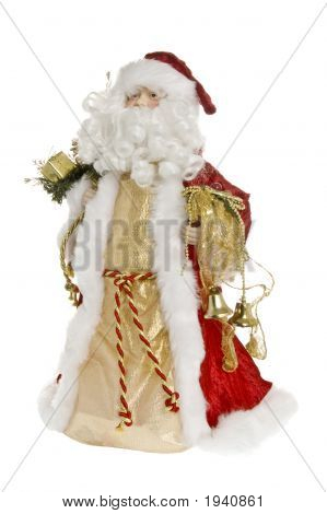 Santa virado para a esquerda