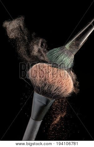 Powderbrushes  And Powder Splash.