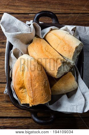 Traditional Chilean Bread Marraqueta