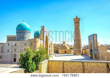Kalyan Minaret And Mir I Arab Mosque, Bukhara