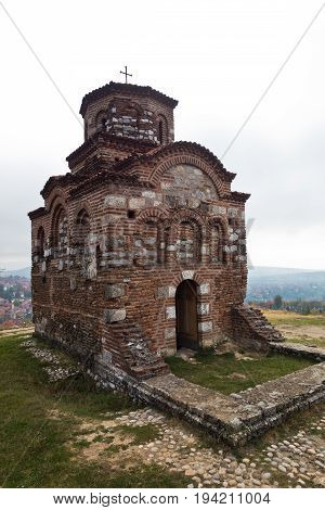 Church of Holy Trinity from XI century build by byzantine emperor Manuel Comnenus, Nis, Serbia