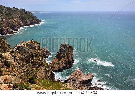 Roca Cape (cabo Da Roca) In Sintra Portugal