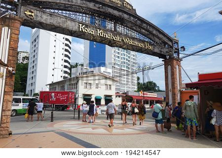 Jesselton Point Waterfront At Kota Kinabalu ,sabah