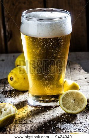 Ingredients For Mexican Chilean Beer Drink - Michelada