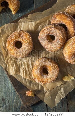 Homemade Sugary Cronut Donuts