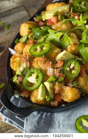 Homemade Mexican Tater Tot Nachos Tachos