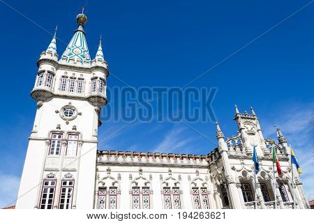 Detail Of Sintra City Hall (portugal)