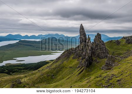 The Old Man of Storr Skye in Scotland