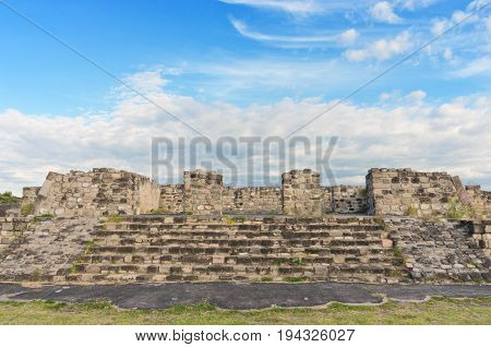 Pre-columbian Archaeological Site Of Xochicalco In Mexico
