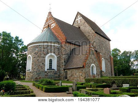 Gamla Uppsala Kyrka (Old Church) in the Old Town of Uppsala, Sweden, Scandinavia