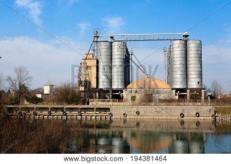 Old Abandoned Factory,industrial Archeology.italy