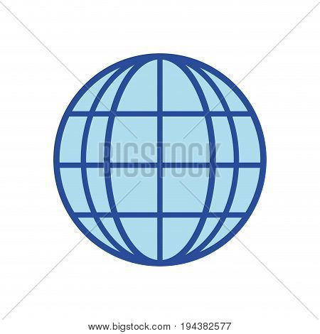 global earth planet to exploration ubication vector illustration