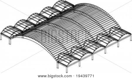 byggeri perspektiv draw vektor