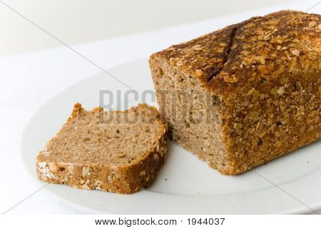 Brown - czarny - Breadslice Breadrye pszenicy chleb.