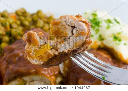 Gourmet porc roulé 2.Mixte de légumes.