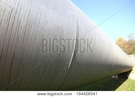 Steel Pipe For The Transport Of Gas Or Oil In The Laying Stage