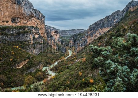 River Vero in Guara mountain range, Huesca