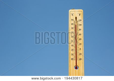 Mercury Thermometer Summer Heat