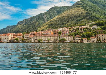 View Of Bay Of Kotor Near Prcanj