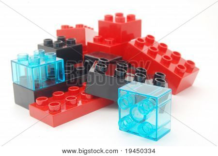 Blocchi colorati giocattolo