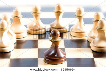 verpfänden Sie an die Schach Stücke