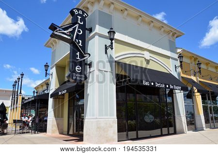 PERRYSBURG OH - JUN 25: Bar Louie in Perrysburg OH is shown here on June 25 2017. There are more than 110 locations in the United States.