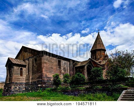 Exterior view to Saint Marianeh Church at Ashtarak Aragatsotn Province Armenia