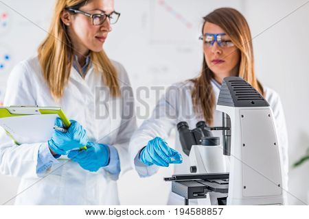 Biotechnology, , Toned Image, Color Image, Two People