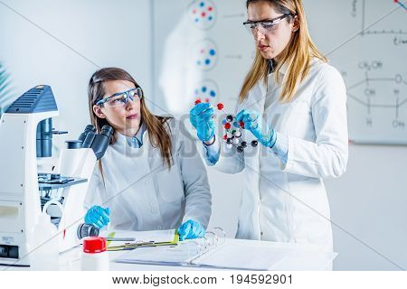 Scientific Research In The Lab, Two People