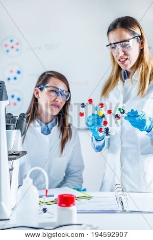 Scientific Research In The Lab, Two People