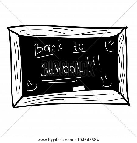 Back to school, vector image, back to school