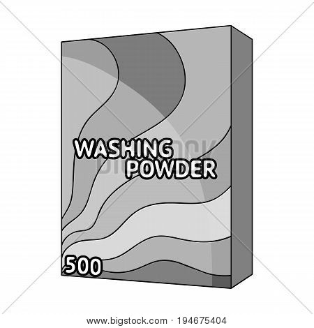 Washing powder. Dry cleaning single icon in outline style vector symbol stock illustration .