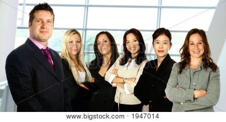  Levando o empresário com negócios feminino