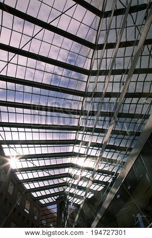 Vancouver public library interior low angle Macrh 2017