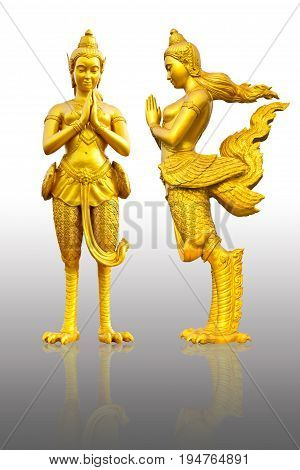kinnaree is thai angel, a mythology figure
